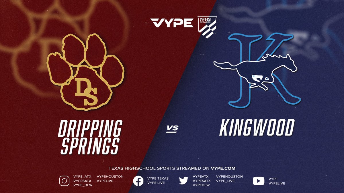 VYPE Live (@vype_live) on Twitter photo 7PM | NFHS - 6A D2 BB State Semifinal G2: Dripping Springs vs. Kingwood @vypeatx <a href="/vypehouston/">VYPE Houston</a> <a href="/NFHSNetwork/">NFHS Network</a> <a href="/dstigerbaseball/">DSTigerBaseball</a> <a href="/KWoodBaseball/">Kingwood Baseball</a> #txhsbb ⚾️📺🎙️
WATCH: vype.com/7pm-nfhs-6a-d2… 7PM | NFHS - 6A D2 BB State Semifinal G2: Dripping Springs vs. Kingwood @vypeatx <a href="/vypehouston/">VYPE Houston</a> <a href="/NFHSNetwork/">NFHS Network</a> <a href="/dstigerbaseball/">DSTigerBaseball</a> <a href="/KWoodBaseball/">Kingwood Baseball</a> #txhsbb ⚾️📺🎙️
WATCH: vype.com/7pm-nfhs-6a-d2…