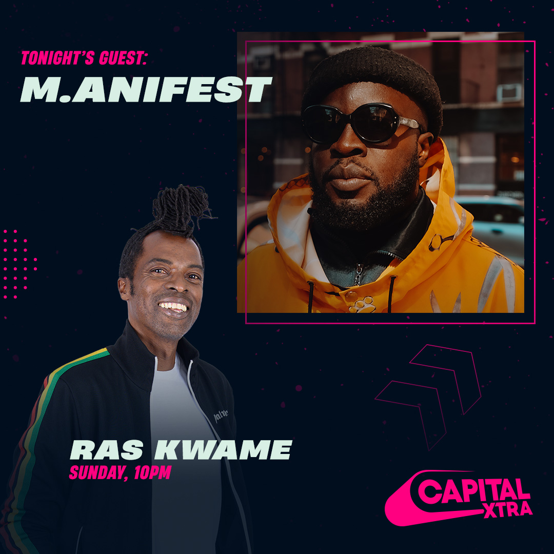 we have the one and only <a href="/manifestive/">M.anifest</a> bringing the vibes with @raskwame for <a href="/thereggaerecipe/">#ReggaeRecipe</a>!

make sure you lock in tonight at 10pm on @globalplayer 😮‍💨🔥