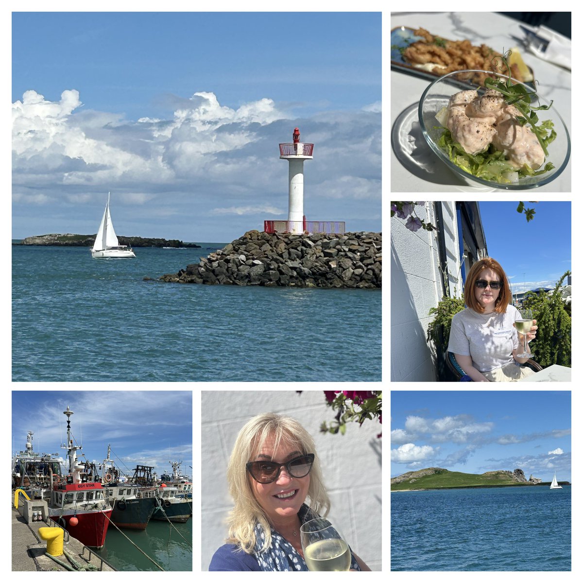 Clocked off work early this afternoon for a walk in Howth &amp; to stock up on fish  &amp; a glass of wine with my daughter ☀️🚶‍♀️🚶‍♀️🐟 😊 ❤️