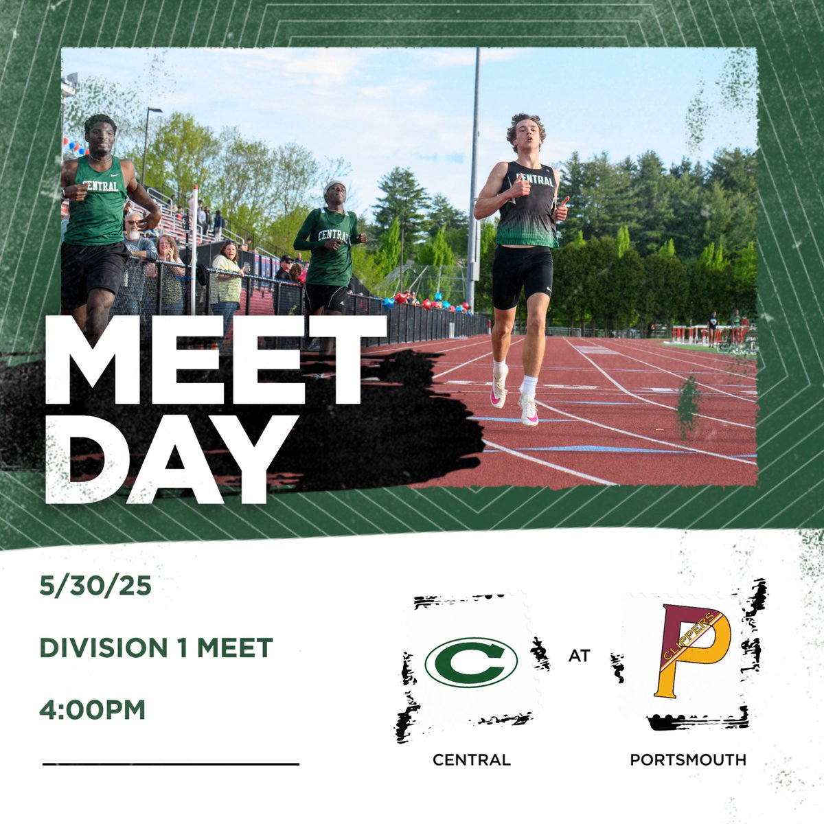 Good luck to the Central and Memorial Track Athletes competing at the Division 1 Championships today!