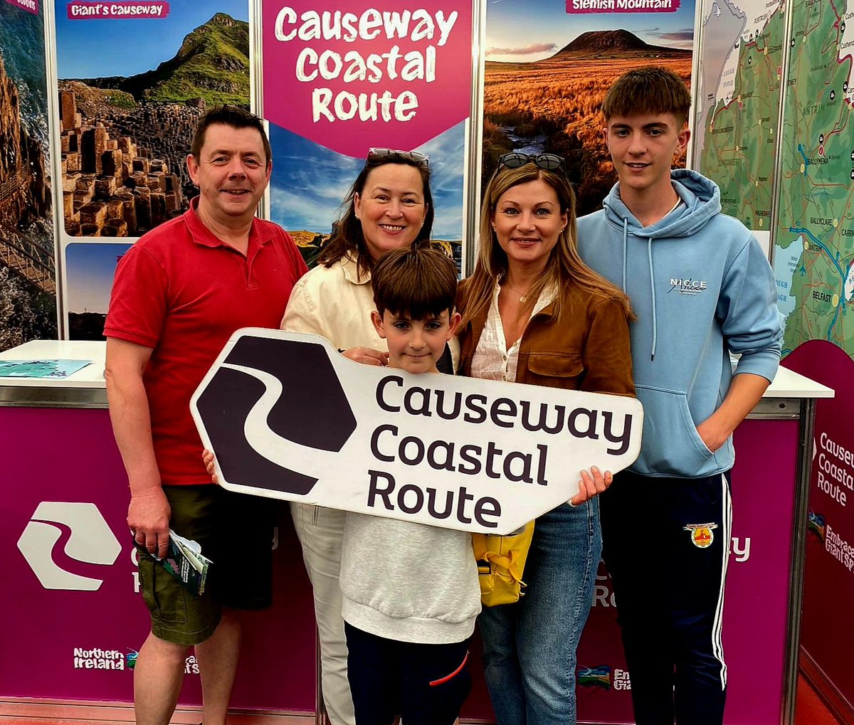 VisitCauseway's tweet image. The Destination Marketing Team is here at Board Bia Bloom💫 in Pheonix Park Dublin🦌 until Monday, promoting the Causeway Coastal Route to our ROI visitors. The sun is shining and the stand is buzzing ☀️