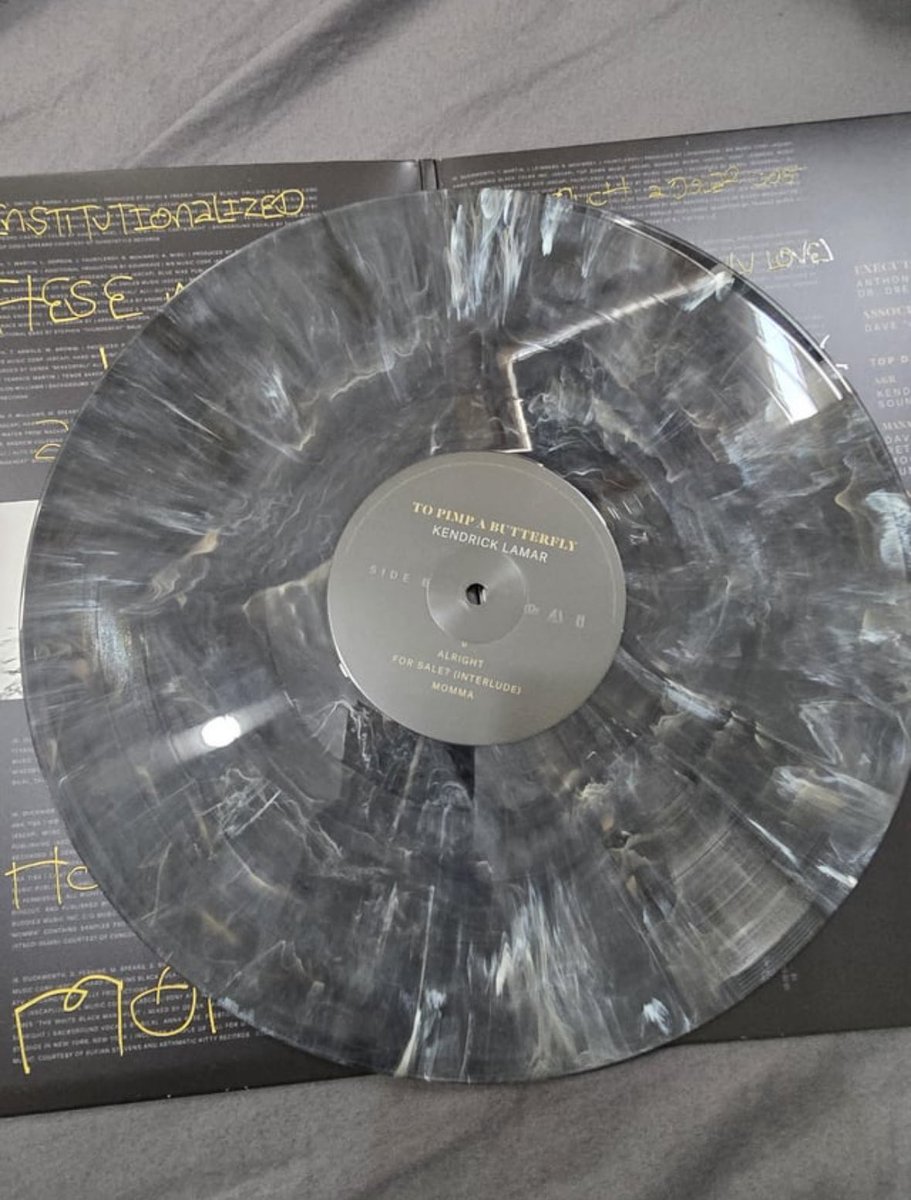WordFromKdot's tweet photo. Kendrick Lamar’s ‘To Pimp a Butterfly’ 10th Anniversary Edition vinyl 🔥 https://t.co/9fw4maQO8q