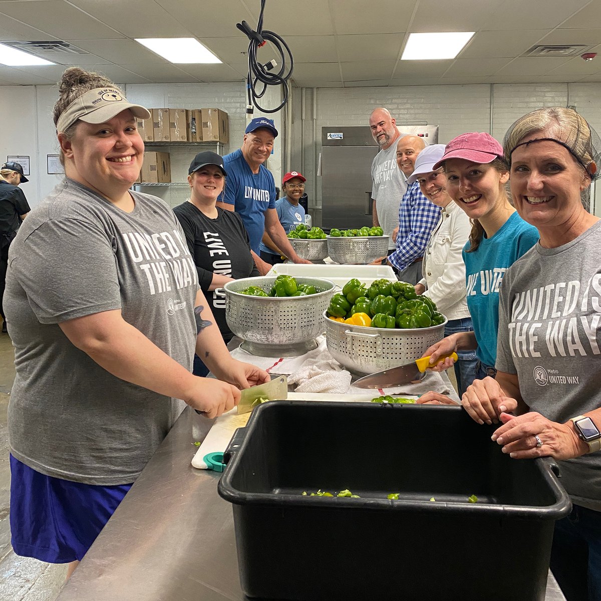 Our Development Team volunteered at Feed Louisville this week, helping with food prep!

Feed Louisville makes meals for people who are food insecure or unhoused, all while helping to prevent food waste. Check them out &gt;&gt; loom.ly/QZ1_fjc

#LIVEUNITED