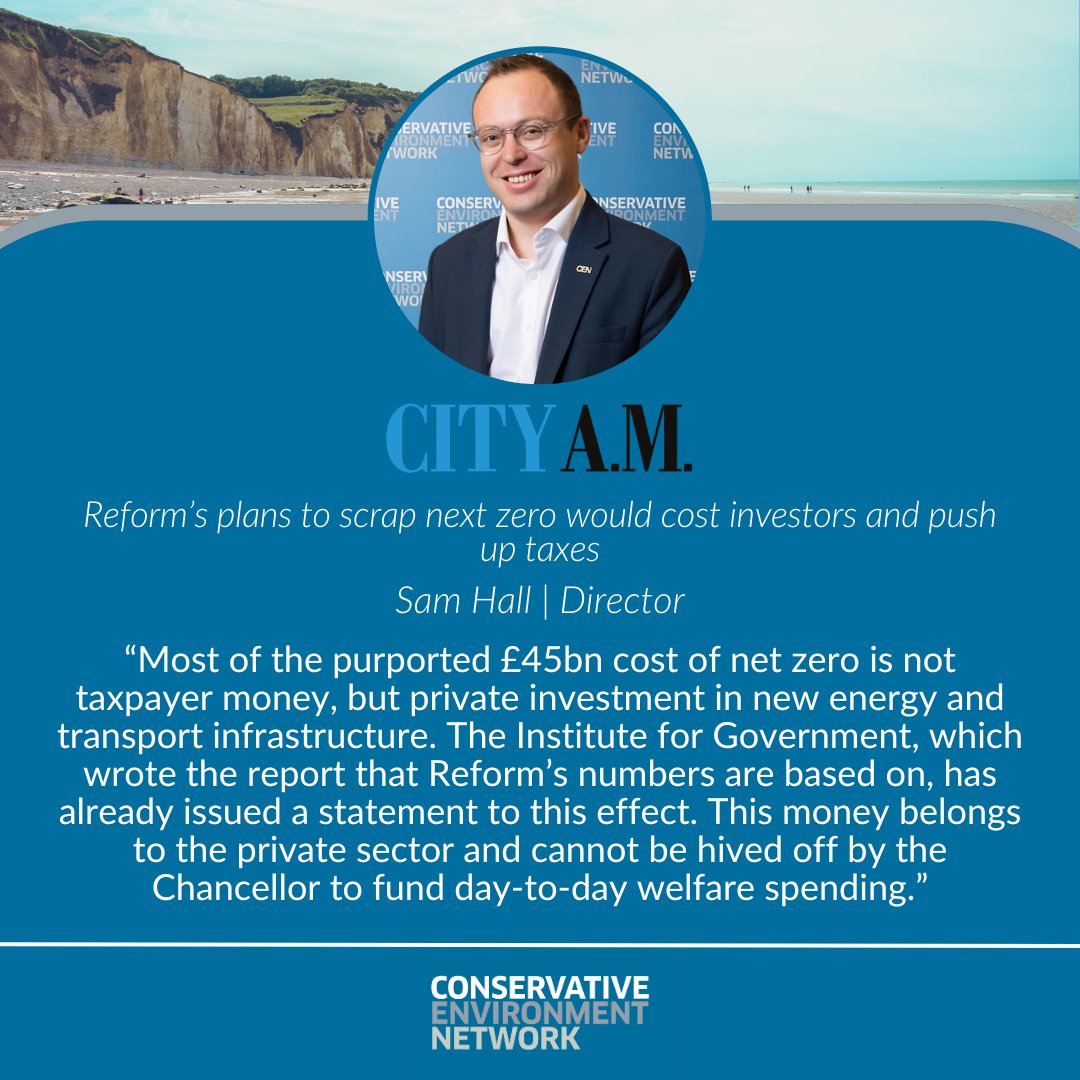 Ending net zero won’t save government £45 billion - most of the money is private investment.

The money belongs to private investors and cannot be hived off for day-to-day welfare spending.

cityam.com/reforms-plans-…