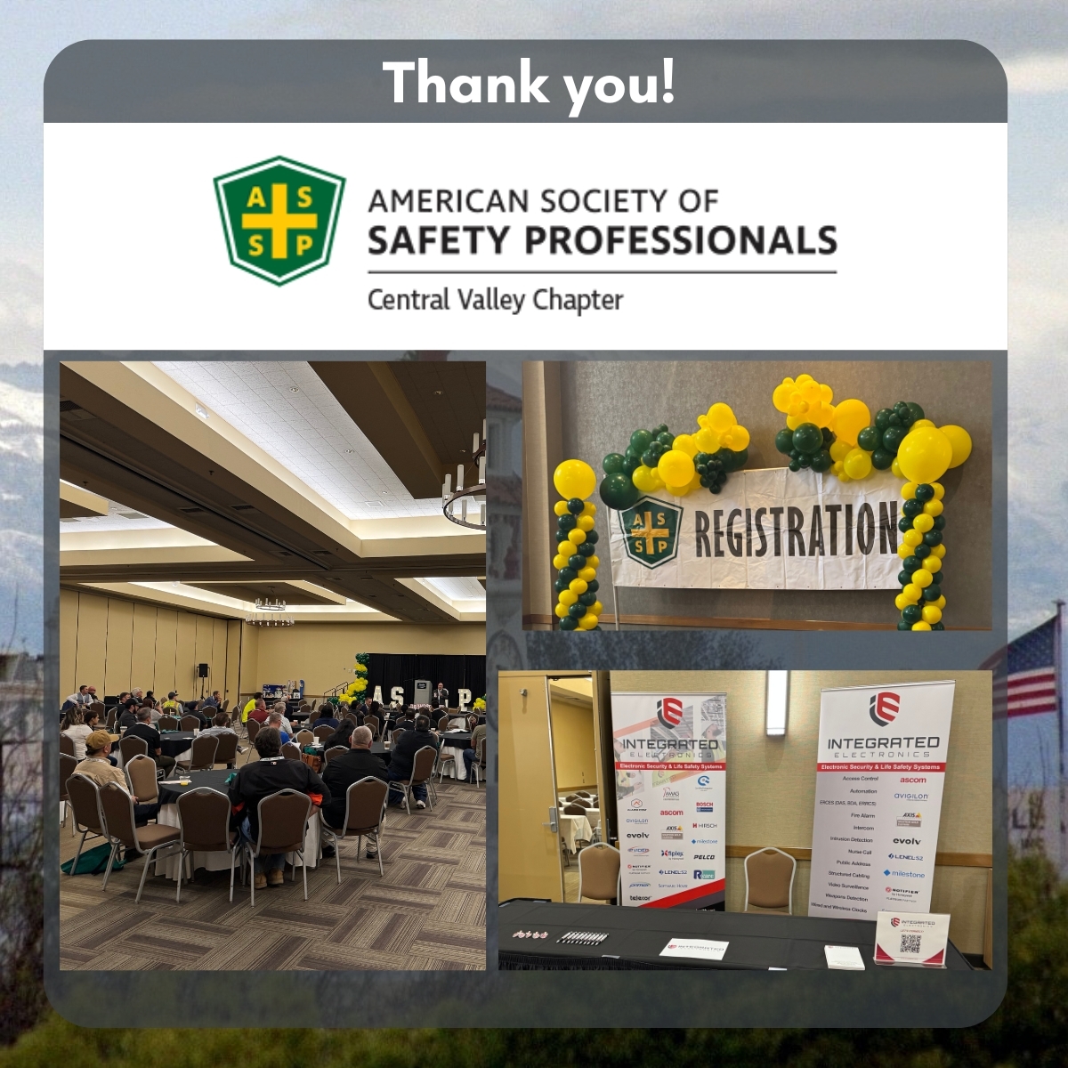 IntegElec's tweet image. Thank you to everyone who visited our booth at ASSP 2025 in Visalia, CA! We’re grateful for the engaging conversations, shared insights, and connections made. @ASSPSafety