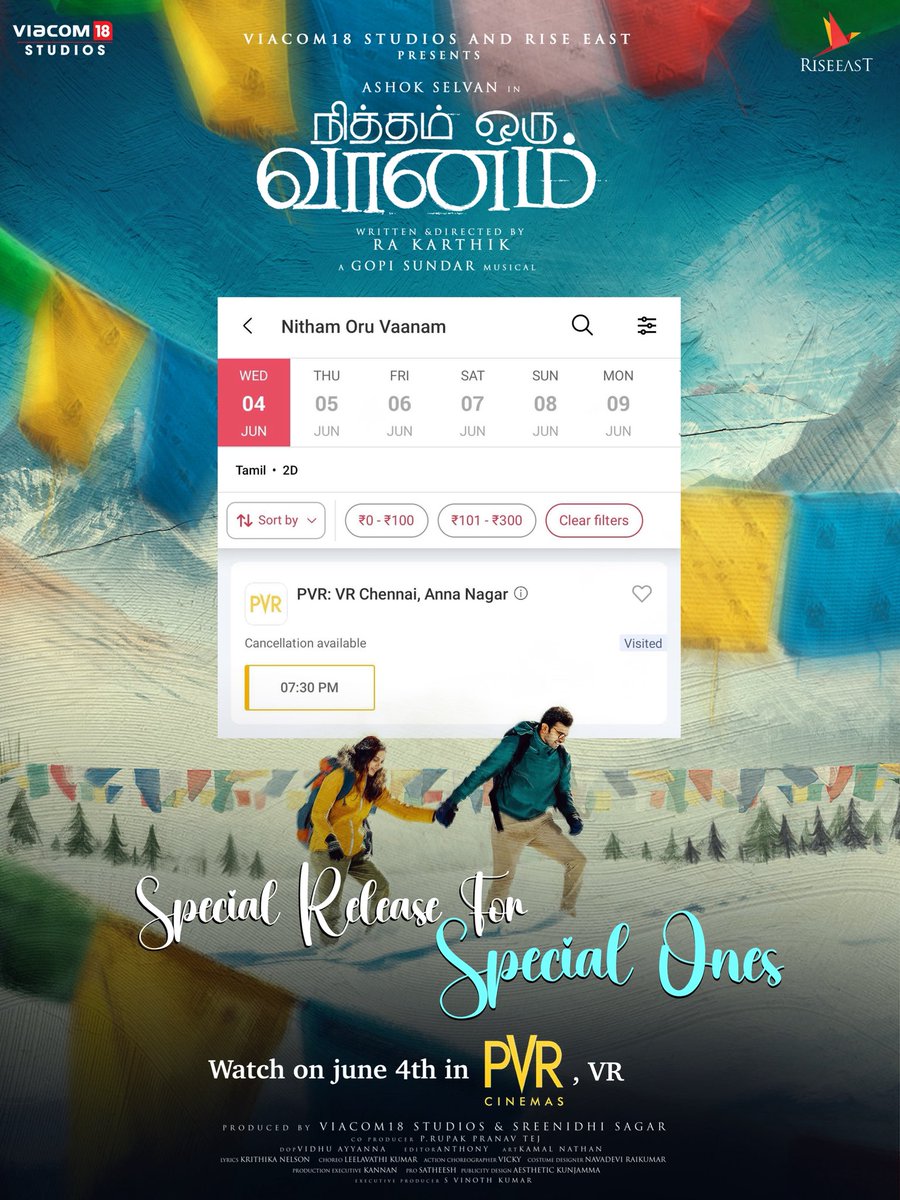 Ra.Karthik (@rakarthik_dir) on Twitter photo Thanks again!!!
Where you think it ends, it Begins! Let’s fly again with #NithamOruVaanam 💙
<a href="/AshokSelvan/">Ashok Selvan</a> <a href="/riturv/">Ritu Varma</a> <a href="/Aparnabala2/">Aparna Balamurali</a> <a href="/ShivathmikaR/">Shivathmika Rajashekar</a> <a href="/SshivadaOffcl/">Sshivada</a> <a href="/AndhareAjit/">Ajit Andhare</a> <a href="/PentelaSagar/">Sagar Pentela</a> <a href="/riseeastcre/">Rise East Entertainment</a> <a href="/Viacom18Studios/">Viacom18 Studios</a> <a href="/vidhu_ayyanna/">Vidhu Ayyanna</a> <a href="/dharankumar_c/">Dharan kumar</a> <a href="/ctcupdates/">சினிமா தமிழ் சினிமா</a> <a href="/proyuvraaj/">Yuvraaj</a> Thanks again!!!
Where you think it ends, it Begins! Let’s fly again with #NithamOruVaanam 💙
<a href="/AshokSelvan/">Ashok Selvan</a> <a href="/riturv/">Ritu Varma</a> <a href="/Aparnabala2/">Aparna Balamurali</a> <a href="/ShivathmikaR/">Shivathmika Rajashekar</a> <a href="/SshivadaOffcl/">Sshivada</a> <a href="/AndhareAjit/">Ajit Andhare</a> <a href="/PentelaSagar/">Sagar Pentela</a> <a href="/riseeastcre/">Rise East Entertainment</a> <a href="/Viacom18Studios/">Viacom18 Studios</a> <a href="/vidhu_ayyanna/">Vidhu Ayyanna</a> <a href="/dharankumar_c/">Dharan kumar</a> <a href="/ctcupdates/">சினிமா தமிழ் சினிமா</a> <a href="/proyuvraaj/">Yuvraaj</a>