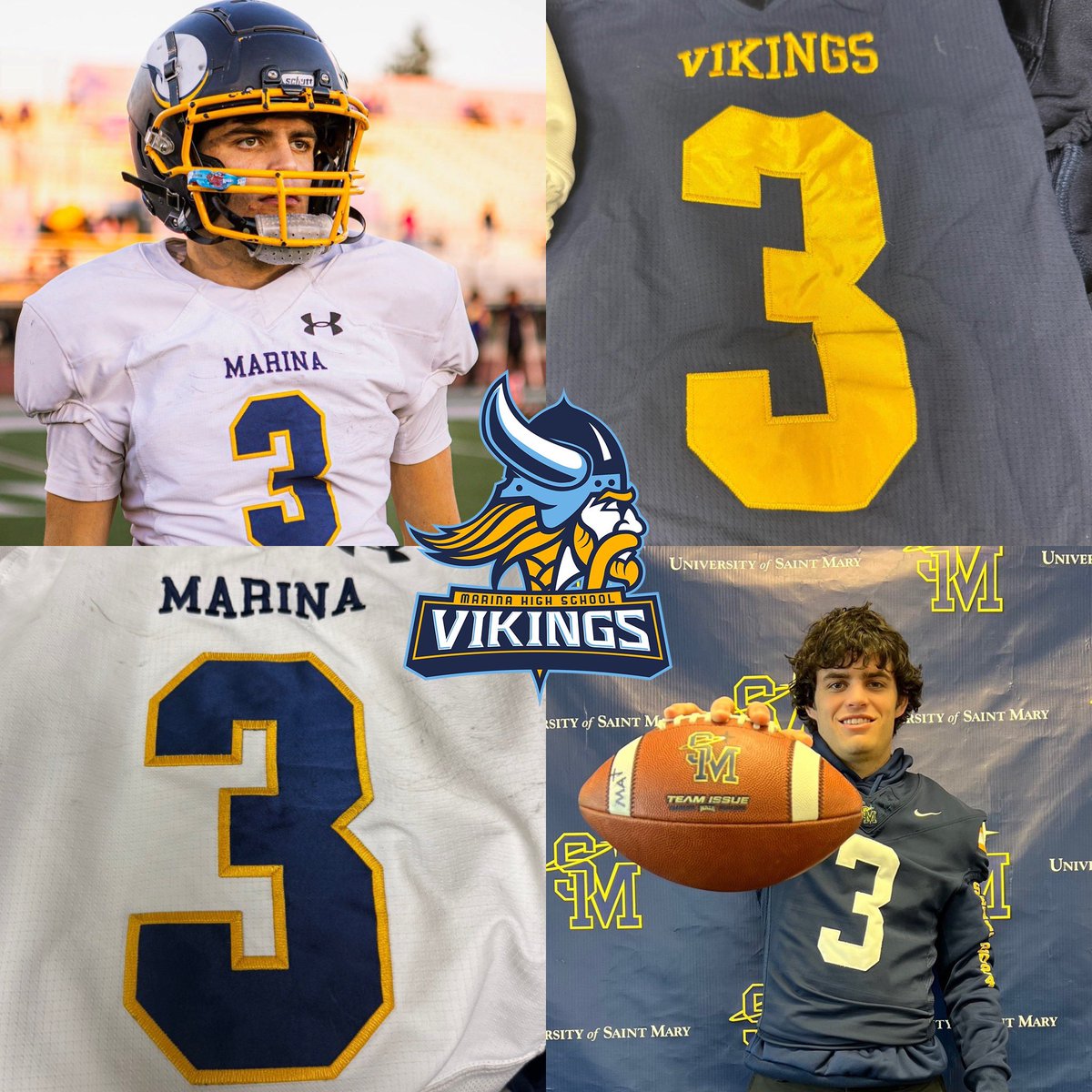 Marina Vikings FB (@marinavikingsfb) on Twitter photo Come see our Marina Viking LEGEND Garrett Hunnicutt sign his College Football Letter of Intent to continue his playing and academic career at the University of Saint Mary's!!!
GO VIKINGS!!!
Today in Marina HS Gym at 12-1pm
#WhyNotMarina
<a href="/ocvarsity/">ocvarsity</a>
<a href="/ocsportszone/">OC Sports Zone</a>
<a href="/sunset_rewind/">Sunset Rewind</a> Come see our Marina Viking LEGEND Garrett Hunnicutt sign his College Football Letter of Intent to continue his playing and academic career at the University of Saint Mary's!!!
GO VIKINGS!!!
Today in Marina HS Gym at 12-1pm
#WhyNotMarina
<a href="/ocvarsity/">ocvarsity</a>
<a href="/ocsportszone/">OC Sports Zone</a>
<a href="/sunset_rewind/">Sunset Rewind</a>