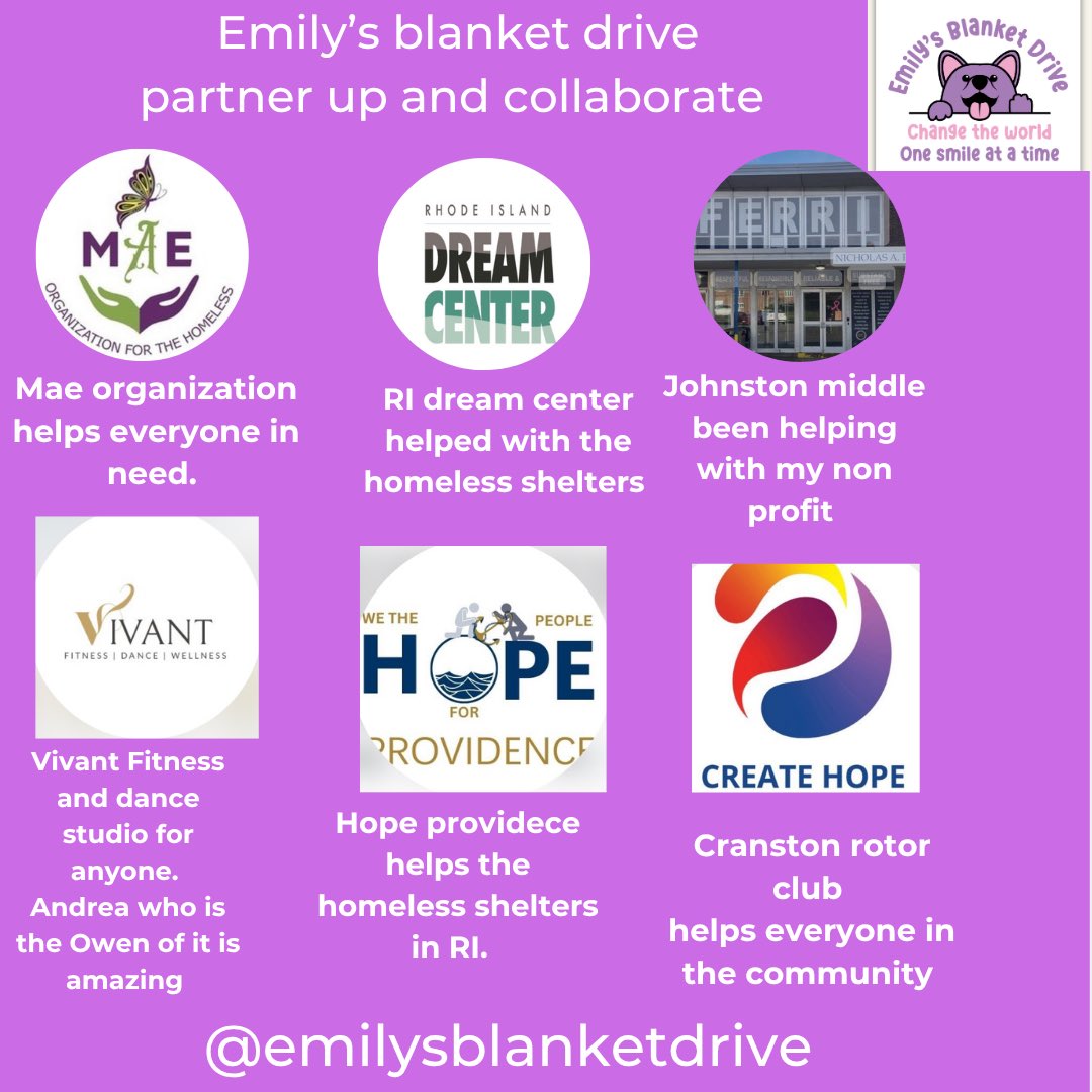 Emilysblanket's tweet photo. I would like to announce!!  We have excited  partner up and collaboration with them in 2025 season!! 
It’s all about changing the world one smile at a time 🌍😁💜!!! 
#cranstonrotary 
#emilysblanket 
#welcometothefamily 
#wearesoexcited https://t.co/up2UVdv3s6