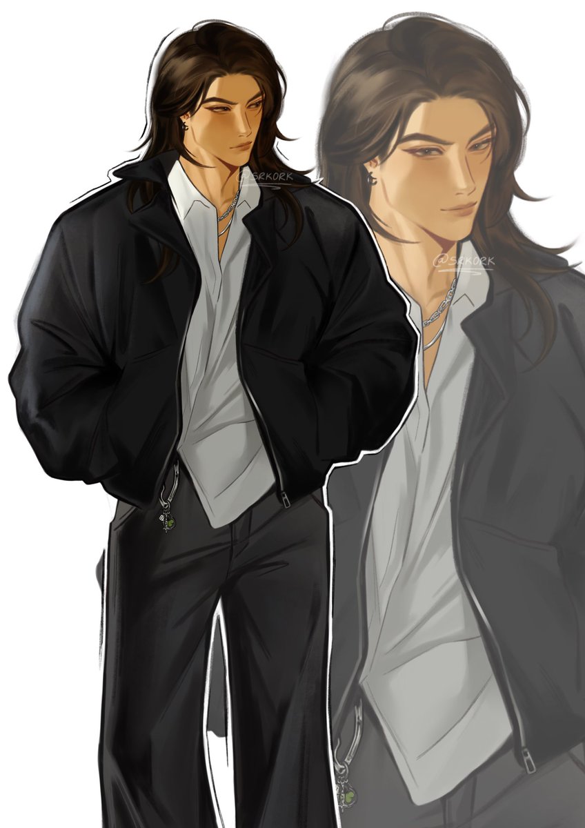 srkork's tweet photo. Clothing study with my oc https://t.co/u1nKYXFbwv