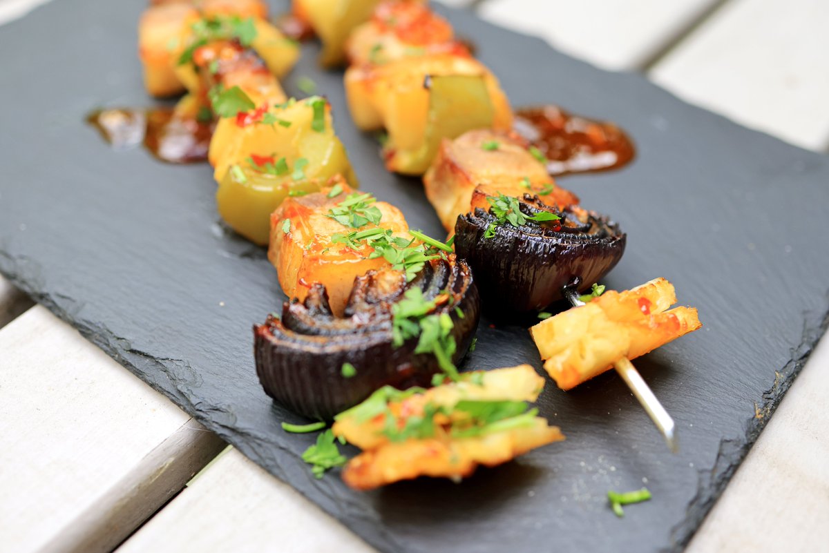 Money-saving BBQ recipe 3
Perfect Pineapple &amp; Pork Kebabs
Serves 4 / Cost around £7.50 / £1.85 per head Find out more nationalbbqweek.co.uk