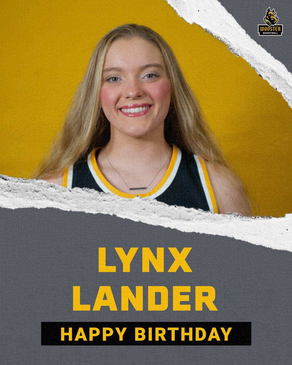 Wooster WBB (@woosterwbb) on Twitter photo Happy Birthday to sophomore, Lynx Lander! We hope you have a great day!! π₯³π Happy Birthday to sophomore, Lynx Lander! We hope you have a great day!! π₯³π