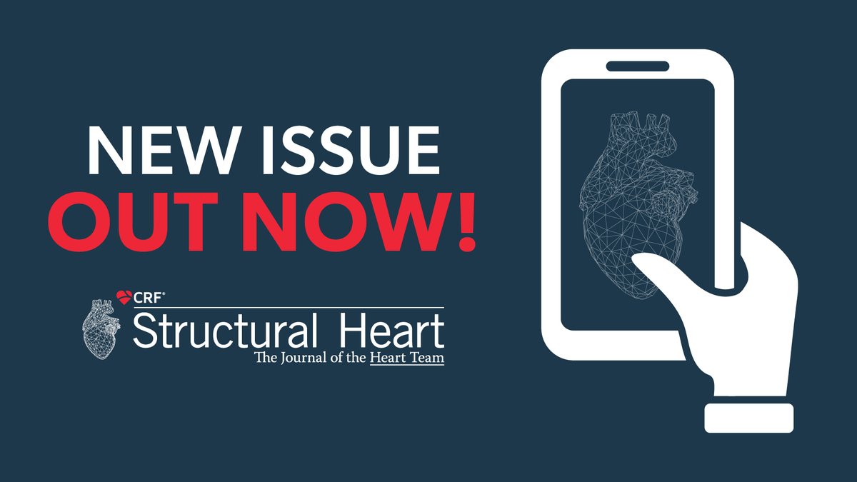 Structural Heart (@crfshj) on Twitter photo 📢 The May issue of Structural Heart is here!
This month’s highlights:
🔹Redo TAVR and Surgical Explants
🔹Conduction Disorders After TAVI
🔹Real-World Outcomes in Severe TR
🔹TAVI in Very Low-Gradient AS
📖 Read the full issue now: structuralheartjournal.org/issue/S2474-87…
#CardioResearch 📢 The May issue of Structural Heart is here!
This month’s highlights:
🔹Redo TAVR and Surgical Explants
🔹Conduction Disorders After TAVI
🔹Real-World Outcomes in Severe TR
🔹TAVI in Very Low-Gradient AS
📖 Read the full issue now: structuralheartjournal.org/issue/S2474-87…
#CardioResearch