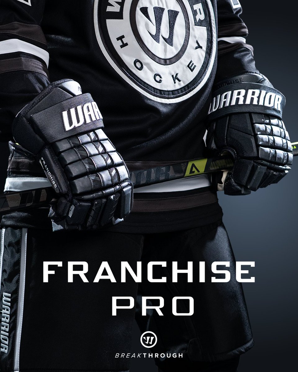 Welcome back🤝 

Alpha Franchise Pro gloves are available in-store and online at select retailers. 

#TradidtionUnmatched #AlphaFranchisePro #WarriorHockey #BreakTHROUGH
