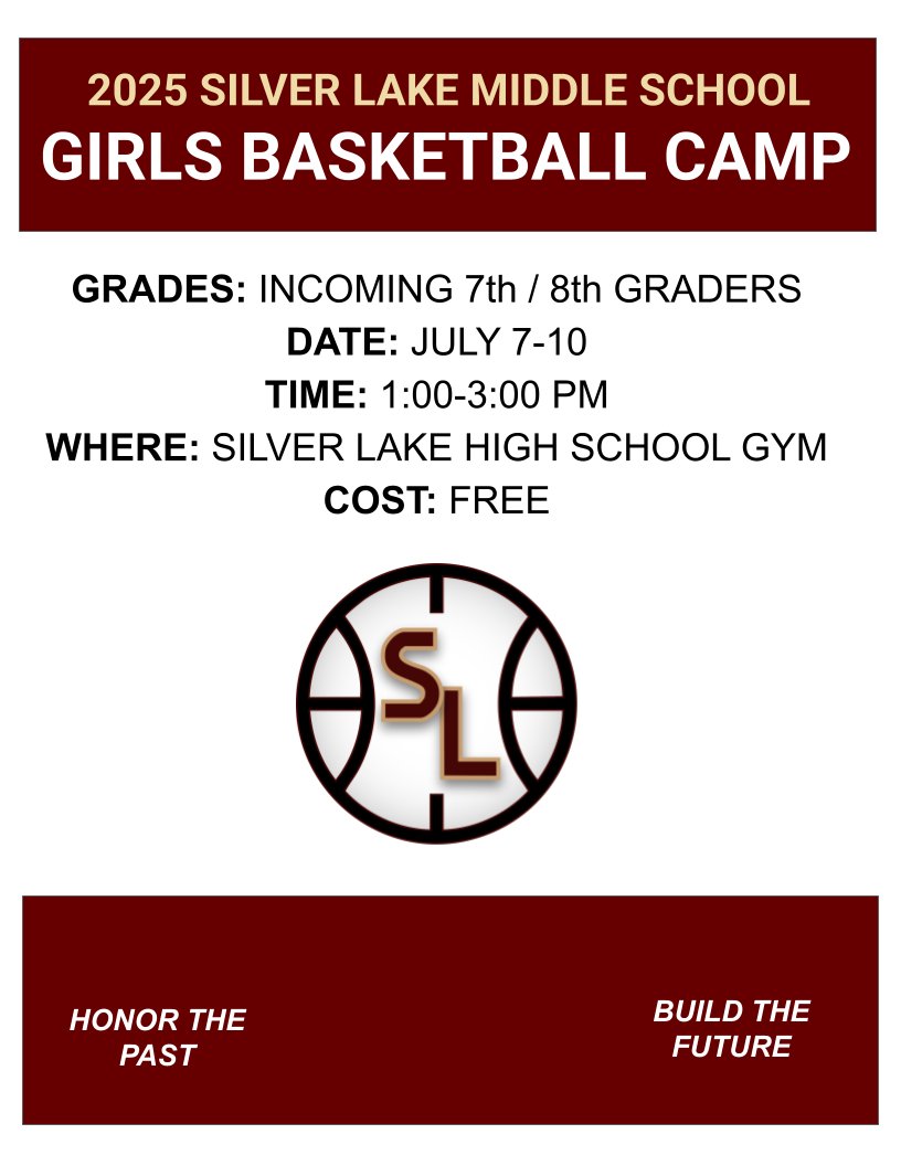 Lake_Hoops's tweet image. 🏀Middle School BBall Camp Info 🏀