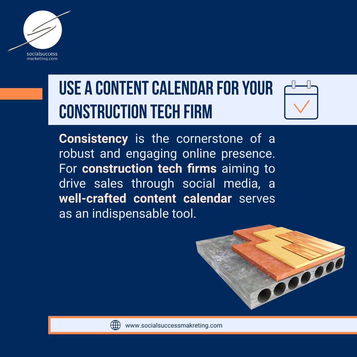 Ruby+Social Success Marketing (@socialsmktg) on Twitter photo Struggling to keep your content consistent? For construction tech firms, a content calendar isnโt just helpfulโitโs ๐ฒ๐๐๐ฒ๐ป๐๐ถ๐ฎ๐น.
Plan smarter. Post consistently. Drive the kind of visibility that turns into real sales.
Start building your content strategy the right way Struggling to keep your content consistent? For construction tech firms, a content calendar isnโt just helpfulโitโs ๐ฒ๐๐๐ฒ๐ป๐๐ถ๐ฎ๐น.
Plan smarter. Post consistently. Drive the kind of visibility that turns into real sales.
Start building your content strategy the right way