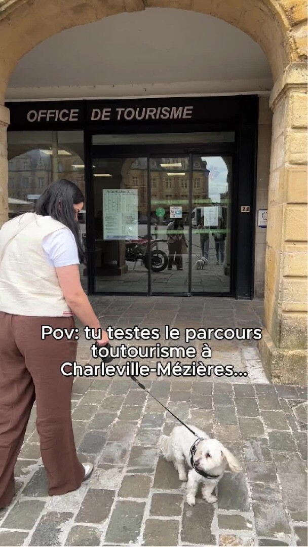 🐾 Envie de découvrir Charleville-Mézières avec votre compagnon à quatre pattes ?

Téléchargez ou venez chercher le livret « parcours Charleville-Mézières » ! ✨

Avec lui, partez à la découverte de la ville accompagnés de vos fidèles compagnons !
Une ba… instagr.am/p/DKSJ9WEMzLh/