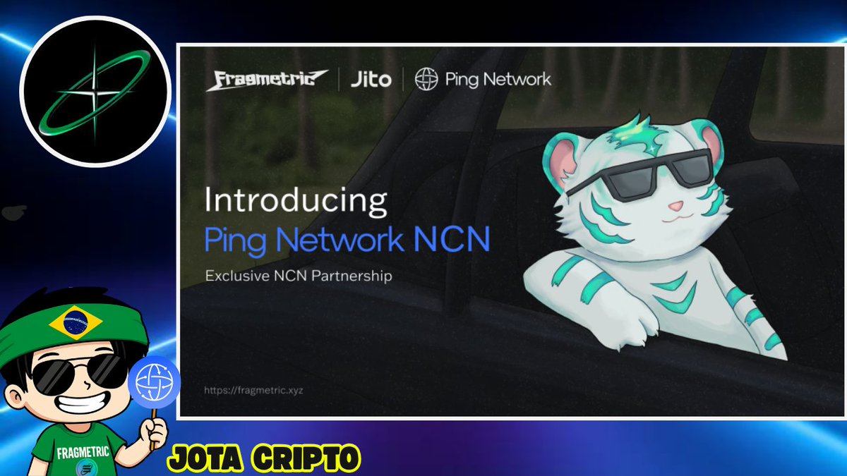 Jota Cripto (@jotacriptobr) on Twitter photo We’re excited <a href="/fragmetric/">Fragmetric</a> Partnered with ping as exclusive VRT (re)staking provider @jito_solfor Ping NCN!
🔷Ping Network is a universal bandwidth infrastructure utilizing global resources to provide scalable, reliable networking solutions.
💡Plus, we can farm points for the We’re excited <a href="/fragmetric/">Fragmetric</a> Partnered with ping as exclusive VRT (re)staking provider @jito_solfor Ping NCN!
🔷Ping Network is a universal bandwidth infrastructure utilizing global resources to provide scalable, reliable networking solutions.
💡Plus, we can farm points for the