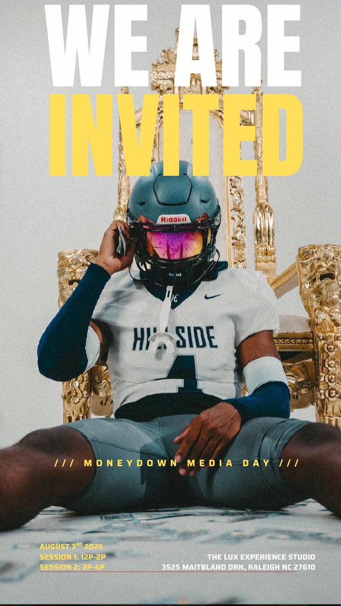 Invitations going out soon! Be on the lookout! Moneydown Media Day ‘25