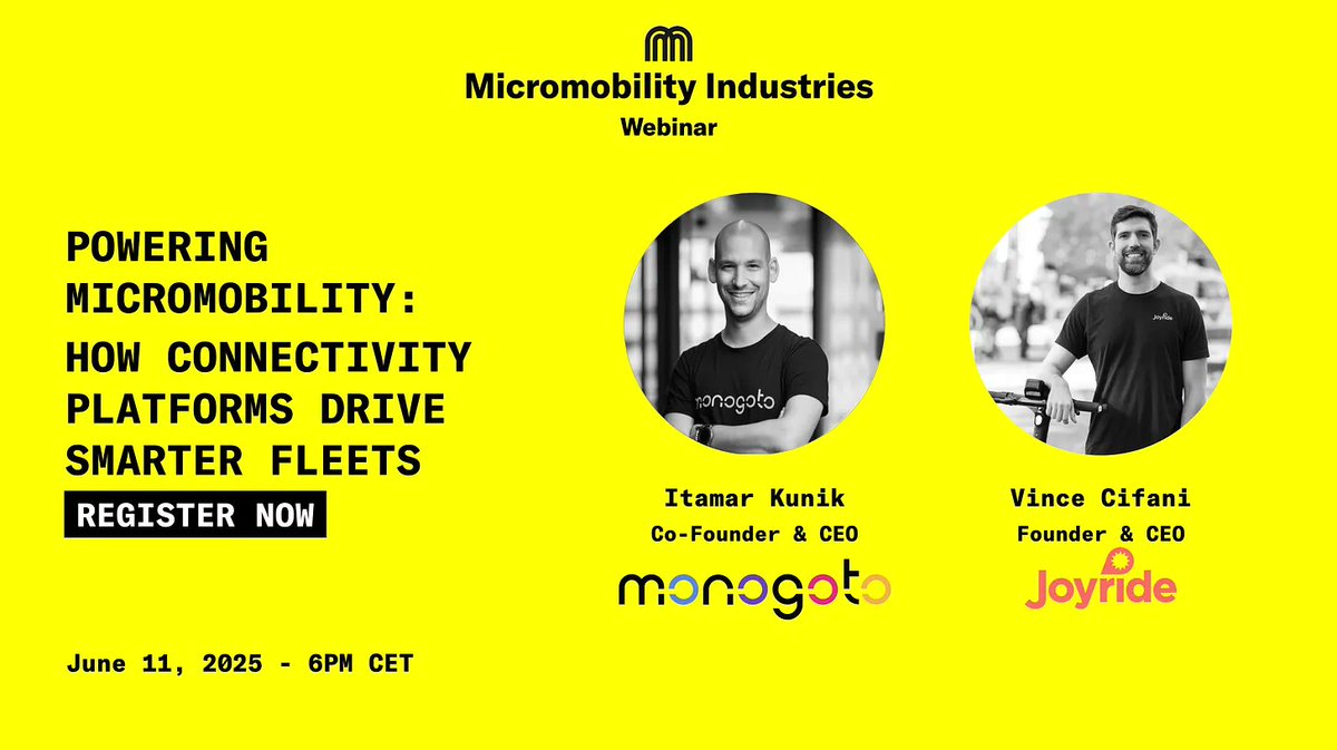 Micromobility tweet media