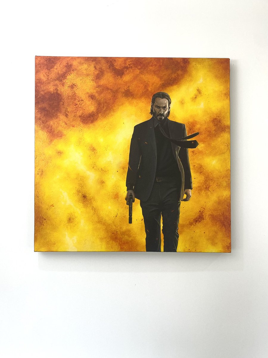 ‘All Guns Blazing’ 

72x24 inch original acrylic painting.

25% OFF for TODAY ONLY.

Use code - BIG25

rossbainesart.com/category/origi…

#artforsale