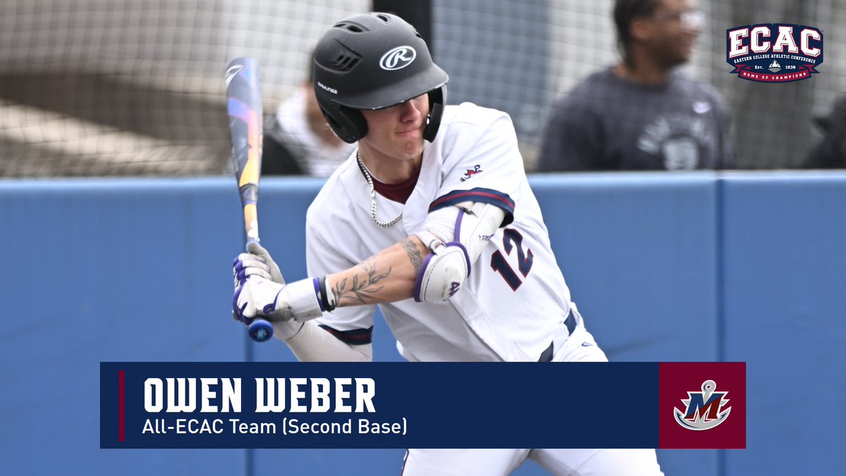 Maritime Privateers (@mtimeprivateers) on Twitter photo ⚾️ <a href="/MTimeBaseball/">Maritime Baseball</a> Owen Weber has been named to the All-ECAC Team by <a href="/ECACSports/">ECAC Sports</a> ⚓️
#GoPrivateers ⚾️ <a href="/MTimeBaseball/">Maritime Baseball</a> Owen Weber has been named to the All-ECAC Team by <a href="/ECACSports/">ECAC Sports</a> ⚓️
#GoPrivateers