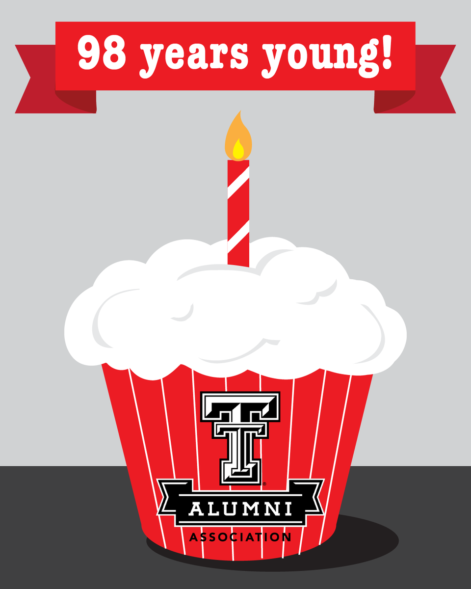 TTUAlumniAssoc's tweet photo. Happy birthday, TTAA! Celebrating 98 years of loyal alumni and friends who make us who we are! 🎉🎂🎈 #HappyBirthday #TTAA #OneOfUs https://t.co/a5yAYhMMjj