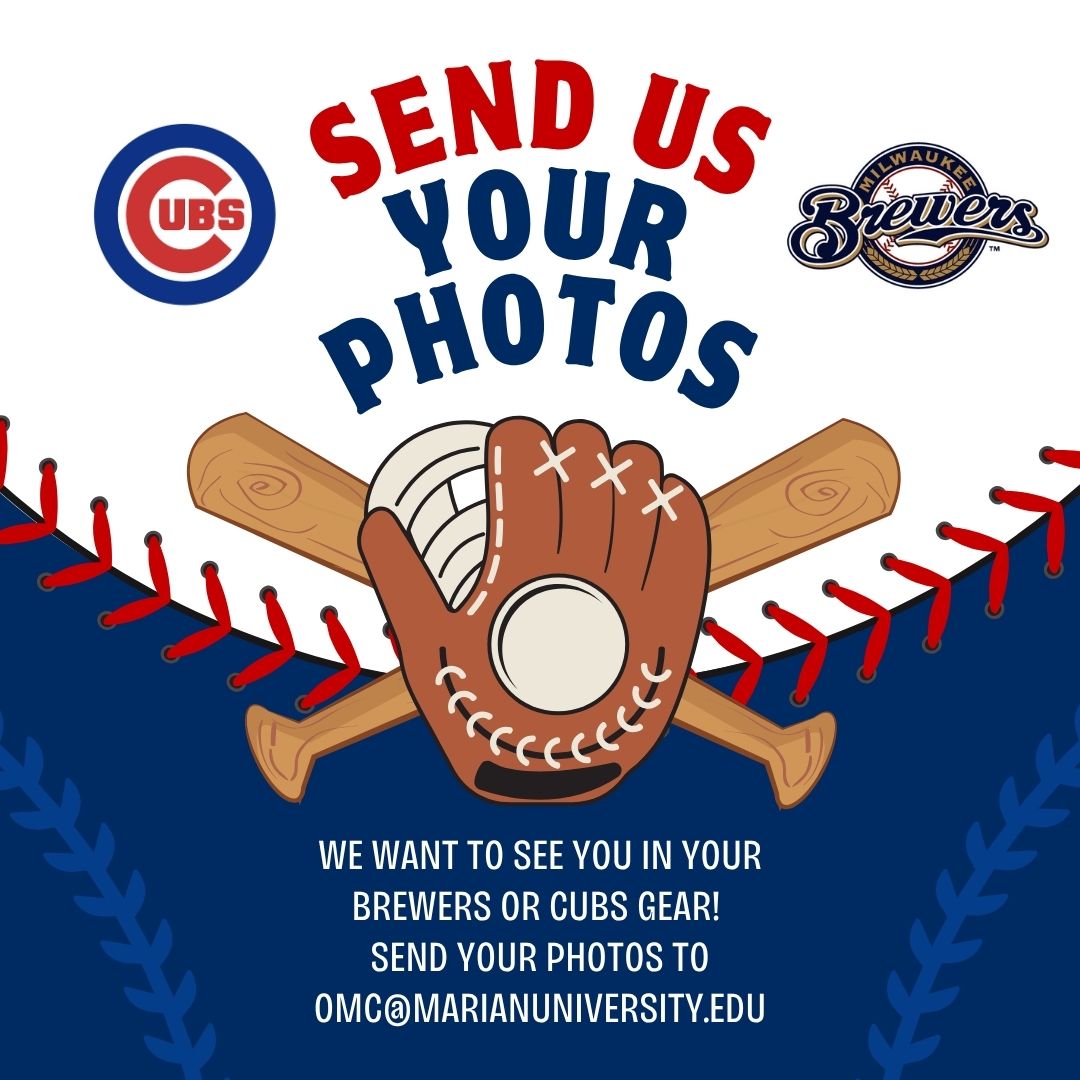 Are you a <a href="/Brewers/">Milwaukee Brewers</a> or a <a href="/Cubs/">Chicago Cubs</a> fan? Send in photos of yourself, family and friends in your #Brewers or #Cubs gear to: omc@marianuniversity.edu. Then sign up to join us for the <a href="/marian_wi/">Marian University</a> #Alumni and Friends Trip Wrigley Field for the Cubs vs. Brewers: marianuniversity.edu/marian-alumni/… ⚾