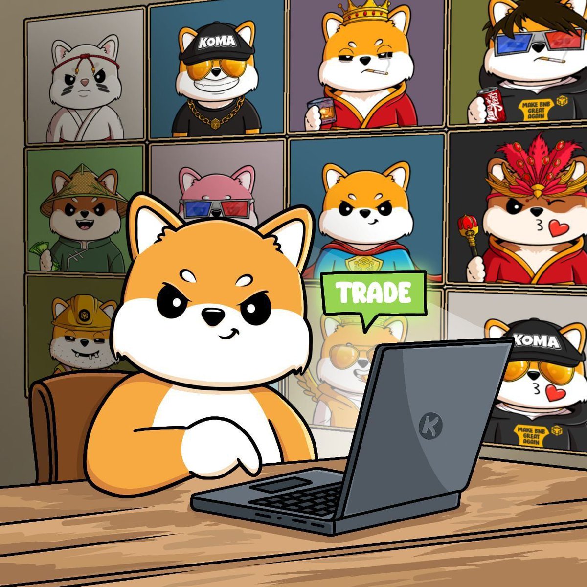 komabnb's tweet photo. Our NFT collection mint didn’t go as planned. Bots hit hard. Traits glitched.
We heard the noise — and we kept building.

Now, TRADING IS OPEN.
The NFTs are yours.
Use them. Rock them.
Wear your KOMA as your PFP and show the world you believe in building, even after the storm.

This is your signal.
The real culture starts now.

https://t.co/Npe9WCn043
#KOMA #BNBNFTS #MakeBNBGreatAgain #OpenTrading