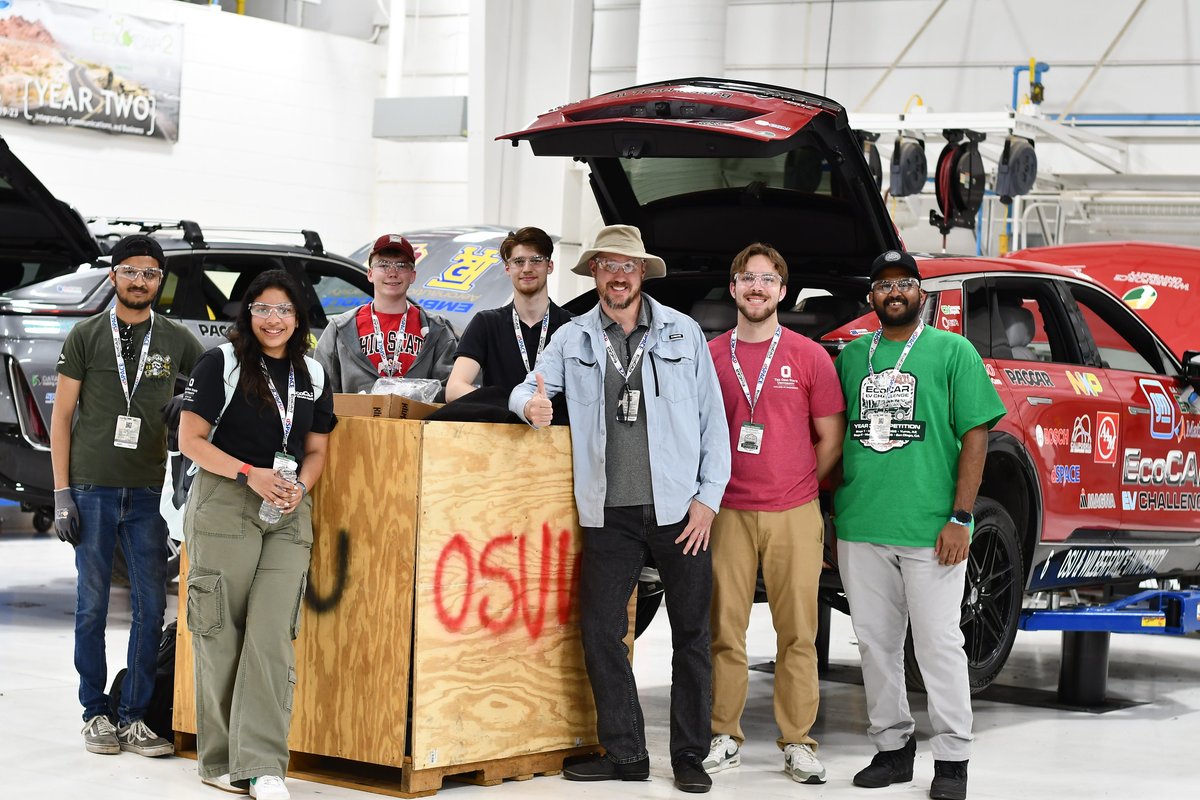 OSUengineering (@osuengineering) on Twitter photo 🏆 For the 3rd year in a row, a team from <a href="/OhioState/">Ohio State</a> & <a href="/wilberforce_u/">Wilberforce Univ.</a> earned 1st place in the <a href="/EcoCARChallenge/">EcoCAR Challenge</a>. They are reengineering a <a href="/Cadillac/">Cadillac</a> LYRIQ EV to demonstrate the potential of real-world technical vehicle solutions 🤩 engineering.osu.edu/news/2025/05/t… 🏆 For the 3rd year in a row, a team from <a href="/OhioState/">Ohio State</a> & <a href="/wilberforce_u/">Wilberforce Univ.</a> earned 1st place in the <a href="/EcoCARChallenge/">EcoCAR Challenge</a>. They are reengineering a <a href="/Cadillac/">Cadillac</a> LYRIQ EV to demonstrate the potential of real-world technical vehicle solutions 🤩 engineering.osu.edu/news/2025/05/t…