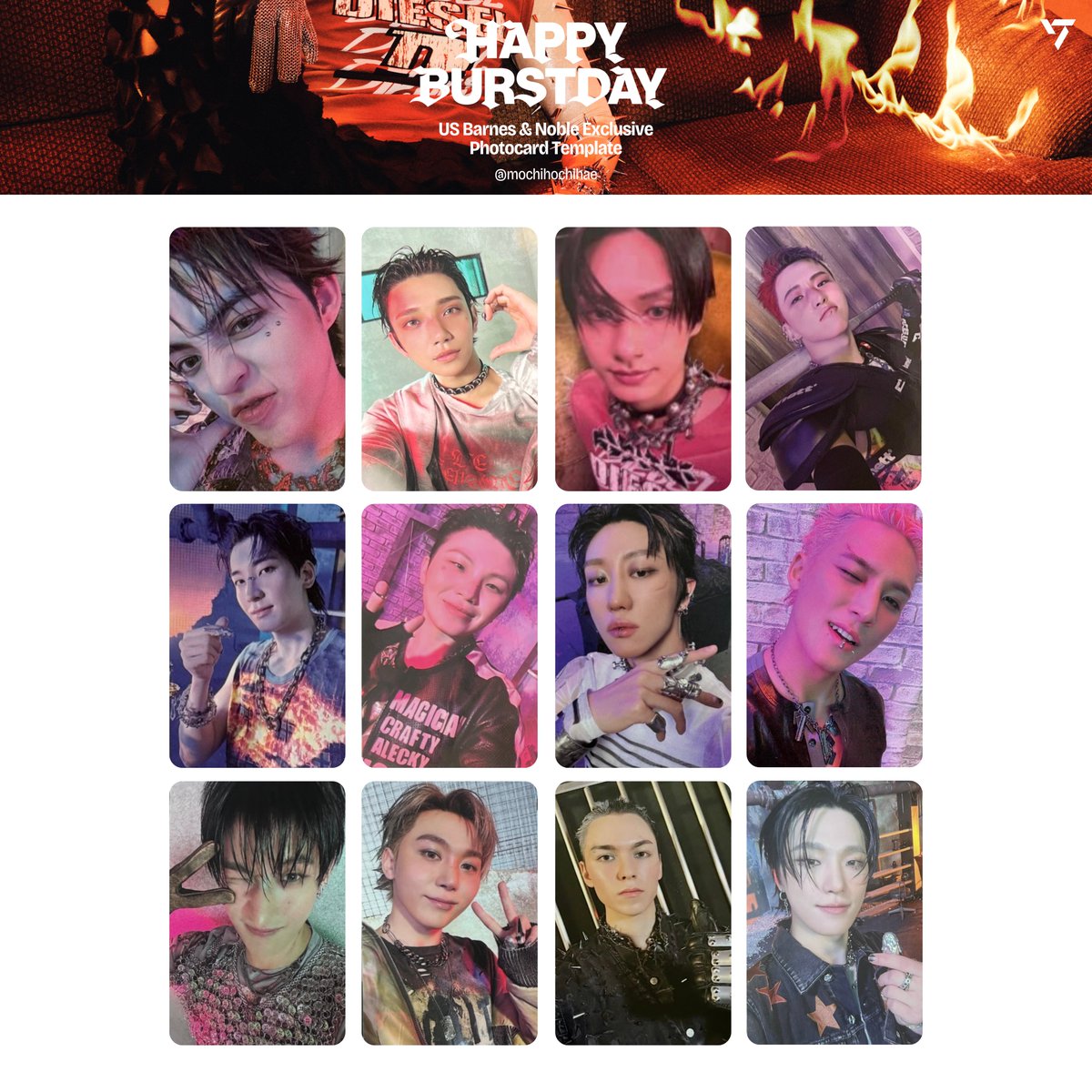 seventeen b&n happy burstday ウォヌ　トレカ SEVENTEEN HAPPY BURSTDAY KiT ver. PHOTO CARD NEW ESCAPE ver. NEW