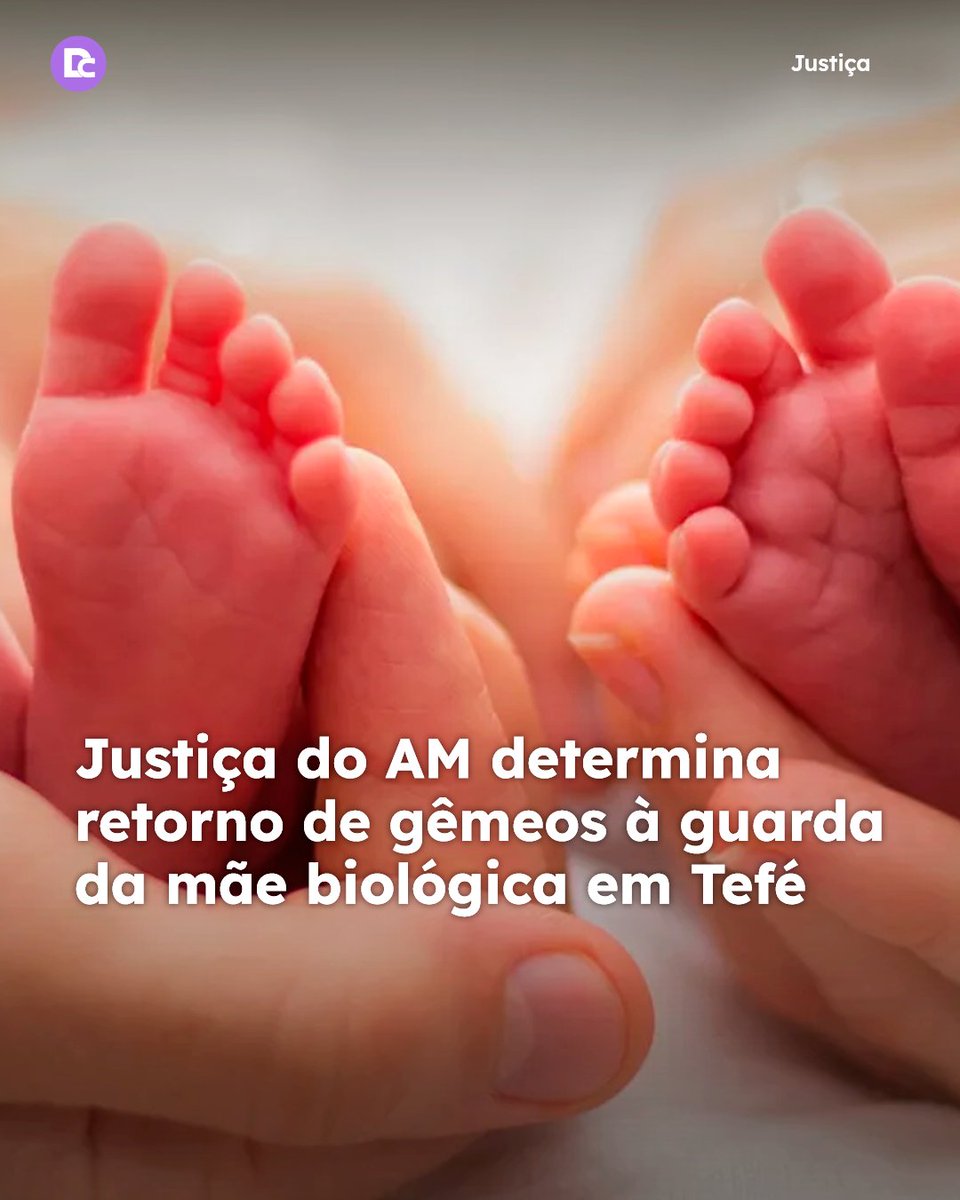diariocapitalAM's tweet photo. Dois bebês gêmeos, de nove meses de idade, foram devolvidos à guarda da mãe biológica por decisão do Tribunal de Justiça do Amazonas (TJAM). ⚖️

https://t.co/zqVhN5PsZj
-⁠
-⁠
📷 Imagem: Divulgação 
#nodiarioam #diariodacapital #manaus #amazonas #tefé #justiça #mpam #tjam https://t.co/t0tKV9JTQg