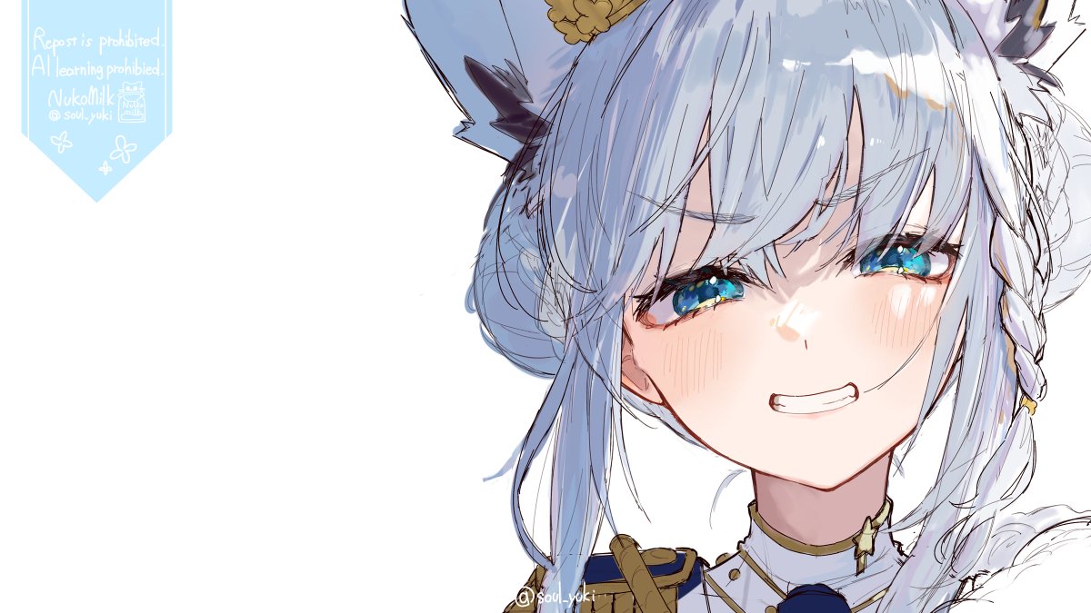 白上フブキ 「」|ぬこみるく🥛のいのイラスト