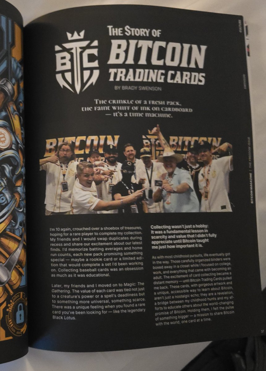 TheCoinDad's tweet image. It was truly an honor meeting a humble @RealRossU and his devoted Mom Lyn who worked with @realDonaldTrump to  free him. Ross graciously signed my ultra rare 21Club @btc_cards and my @thebtcmag that im ironically featured in with @bitcoinliferaft founder of the cards.