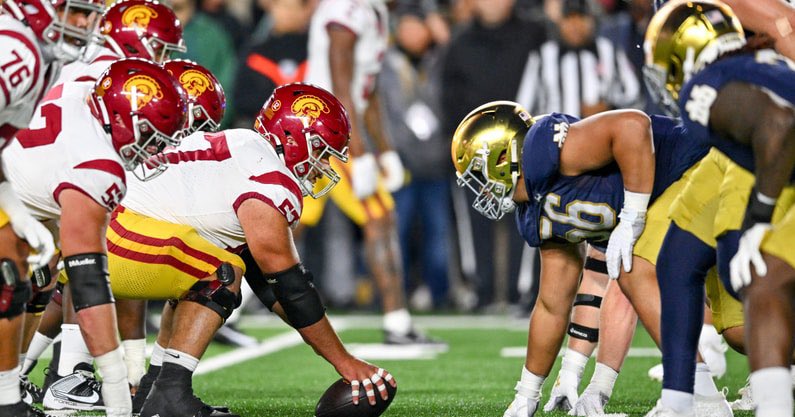 SleeperCFB (@sleepercfb) on Twitter photo Could more consistent rivalry games save College Football?
Marcus Freeman wants to play USC every year:
“It’s pretty black and white for me. I want to play them every single year.
I don’t care when -- I want to play USC because it’s great for college football.”
(<a href="/BGInews/">BlueandGold.com</a>) Could more consistent rivalry games save College Football?
Marcus Freeman wants to play USC every year:
“It’s pretty black and white for me. I want to play them every single year.
I don’t care when -- I want to play USC because it’s great for college football.”
(<a href="/BGInews/">BlueandGold.com</a>)