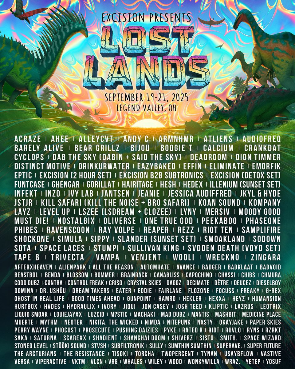 Lost Lands
Full Line Up

September 19 - 21