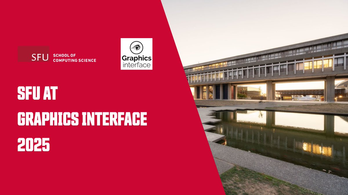 SFU_CompSci's tweet image. What an amazing week at #GI2025! Highlights include Prof. Parmit Chilana delivering an engaging keynote on software learning and Prof. Ali Mahdavi-Amiri presenting an insightful talk on using generative models beyond text.
Read more: ow.ly/2l3c50W1KX1