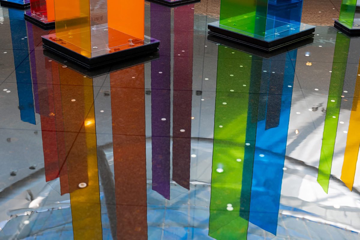 NumzGraphics's tweet photo. ColorRise is a vibrant artistic installation designed by Nargiza Usmanova. It is located within the fountain at the heart of Erin Mills Town Centre in Mississauga, Ontario, Canada. #nargizadesign #erinmillstowncentre #numzgraphics #ColorRise #nargizaart #artinstallation #nargiza https://t.co/rbYX4ZgOmW