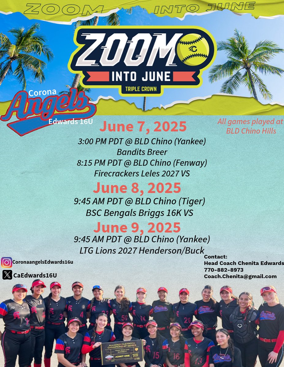 Corona Angels Edwards 16U tweet media