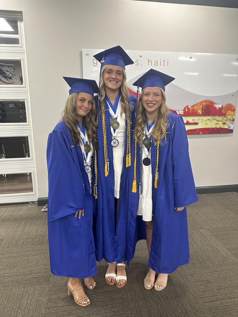 Congratulations to Cam, Bray and Ava who are under an hour away from walking across the stage as official graduates! Great future ahead for all!