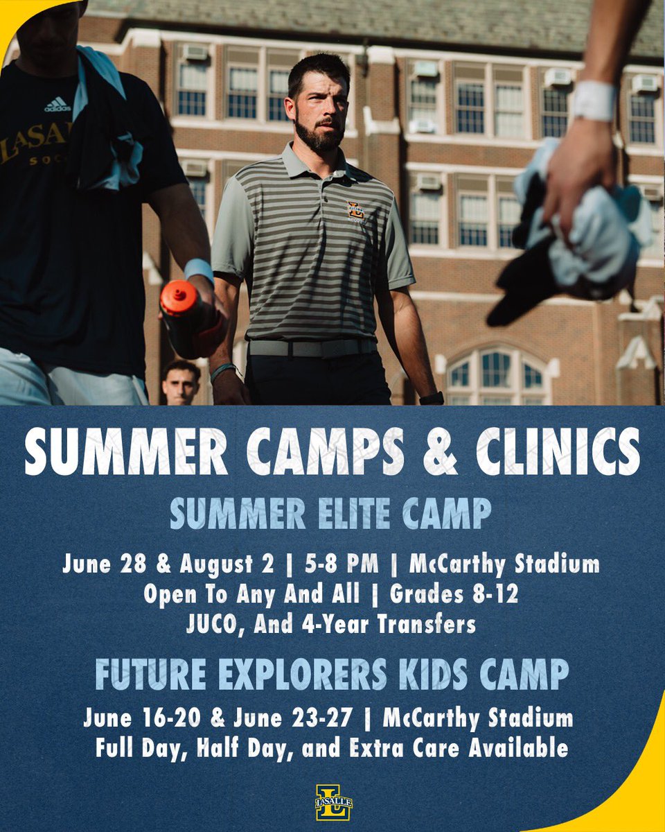 LaSalle_MSOC's tweet image. Our camp programs are in full swing this summer! Register now to reserve your spot! 

#GoExplorers🔭