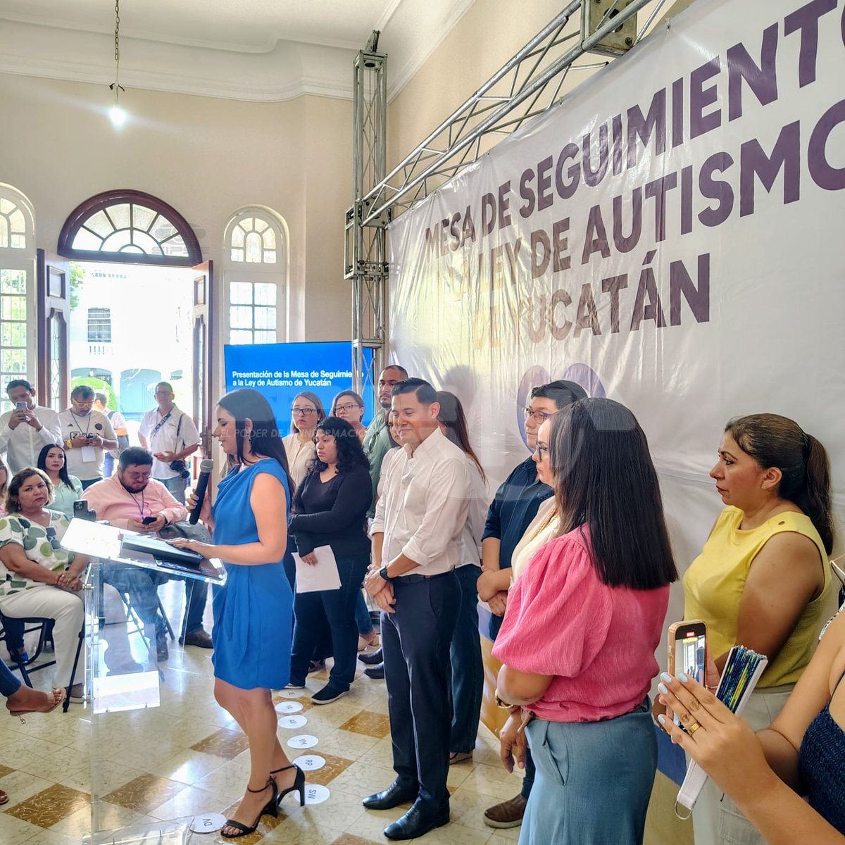 Realizan mesa de seguimiento de la Ley de Autismo en Yucatán, iniciativa impulsada por el diputado David Valdez, la cual será discutida en el Congreso del Estado a finales de este año. Mientras tanto, se implementarán acciones para visibilizar en escuelas y espacios públicos.