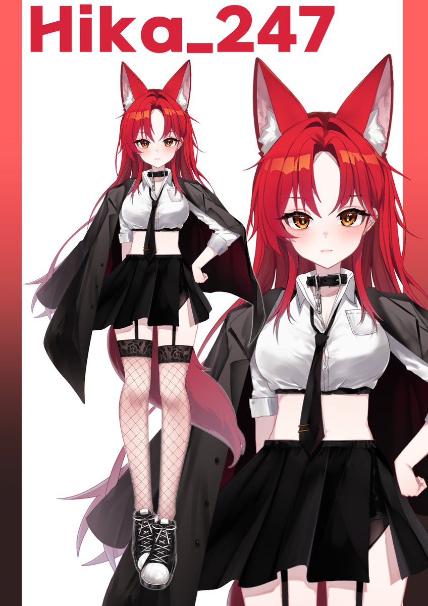#vtuber #VTuberDesign #Live2D #バーチャル #VTuberArt #Vtubers
🐺+🟥+⛓️