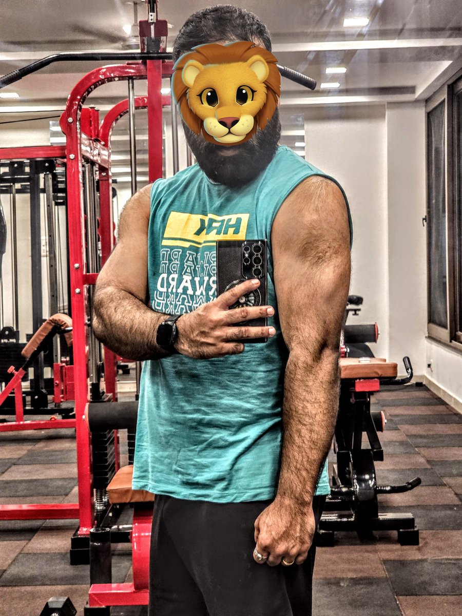 Dreamachiever_9's tweet image. Dhai kilo ka hath in making  💪
#workoutroutine