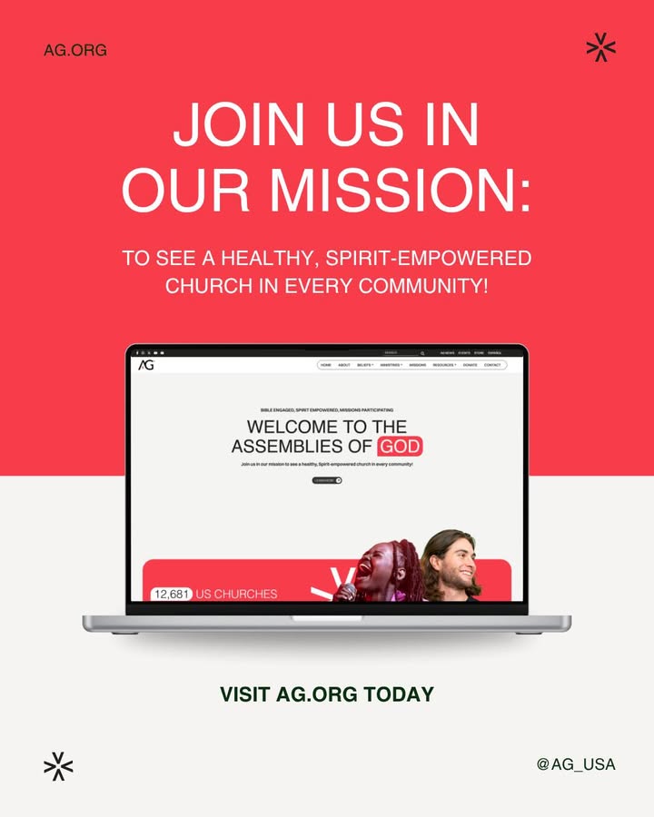 AG_USA's tweet image. There's a new way to connect with everything AG.
From powerful stories and practical resources to leadership tools and global missions opportunities—the new AG.org brings it all together in one place.
Start exploring at