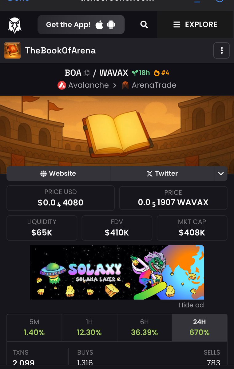 Jarek🔺 (@heyitsjarek) on Twitter photo Was at 200 k this morning please stop fading next stop is 1 million and then beyond !!!! Don’t make the same mistake <a href="/TheBookOfArena/">BOA - The Book of Arena</a> is gonna be like
Bome !!!!! Was at 200 k this morning please stop fading next stop is 1 million and then beyond !!!! Don’t make the same mistake <a href="/TheBookOfArena/">BOA - The Book of Arena</a> is gonna be like
Bome !!!!!