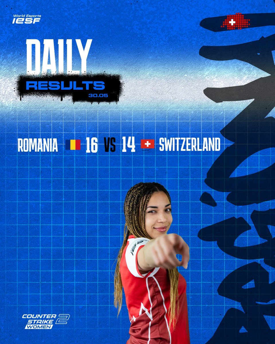 What. A. Game. 
We lose to Romania 🇷🇴 in the overtime, GGs!

That means our last team in IESF 2025 is out. Shout out to the ladies, who kept an amazing mental strength throughout the hard games and showed us this last banger game 💥