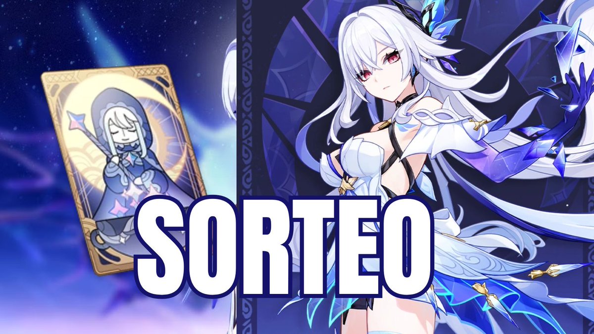 xSofoVT's tweet photo. ✨[𝐒𝐎𝐑𝐓𝐄𝐎] ✨

Participa por una Bendición lunar siguiendo estos pasos=     
   
➤Like ♥ y 🔄 a este Tweet    
➤Seguirme en Twitch 🟪      

El ganador será mostrado en directo este domingo 15 de Junio.    

#GenshinImpact #SORTEO https://t.co/oapOaG6fto