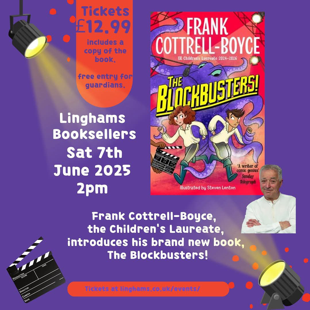 Frank Cottrell-Boyce (@frankcottrell_b) on Twitter photo Yes!!
It's true. The finest work of literature to be set on the Wirral since Gawain smacked the Green Knight is coming Over the Water!!
Come to <a href="/LinghamsBooks/">Linghams Bookshop books, toys and author events</a> and I'll tell you the story of the postman and the Hollywood superstar (will also sign your book) Yes!!
It's true. The finest work of literature to be set on the Wirral since Gawain smacked the Green Knight is coming Over the Water!!
Come to <a href="/LinghamsBooks/">Linghams Bookshop books, toys and author events</a> and I'll tell you the story of the postman and the Hollywood superstar (will also sign your book)