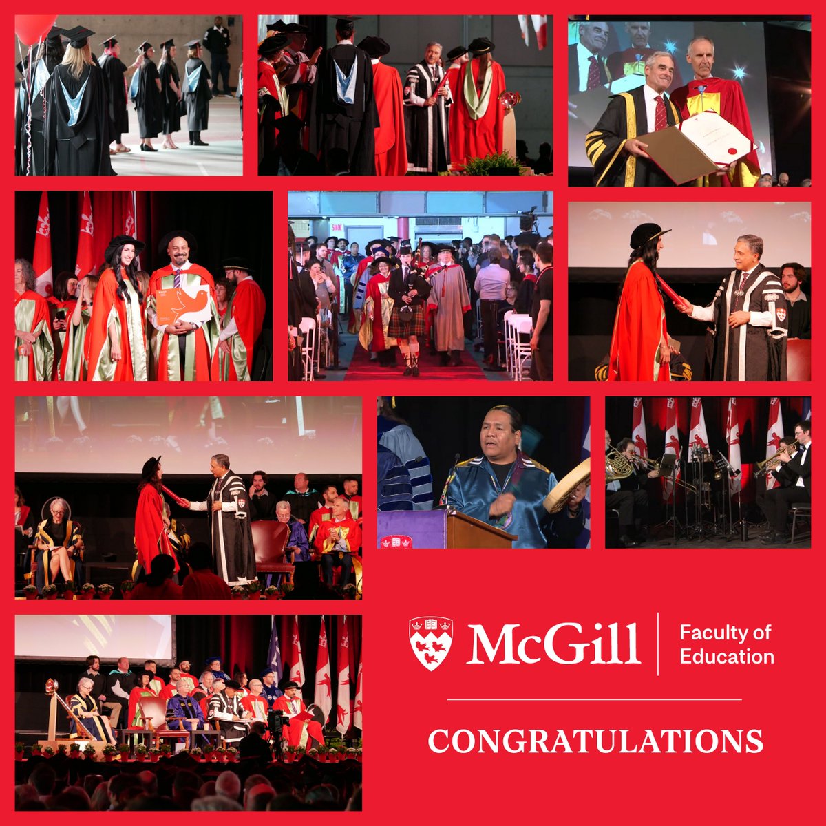Congratulations to the Faculty of Education's Class of 2025! Your passion, dedication, and resilience have brought you here. We celebrate your achievements and look forward to your impact. 

#McGillGrad #McGillEducation