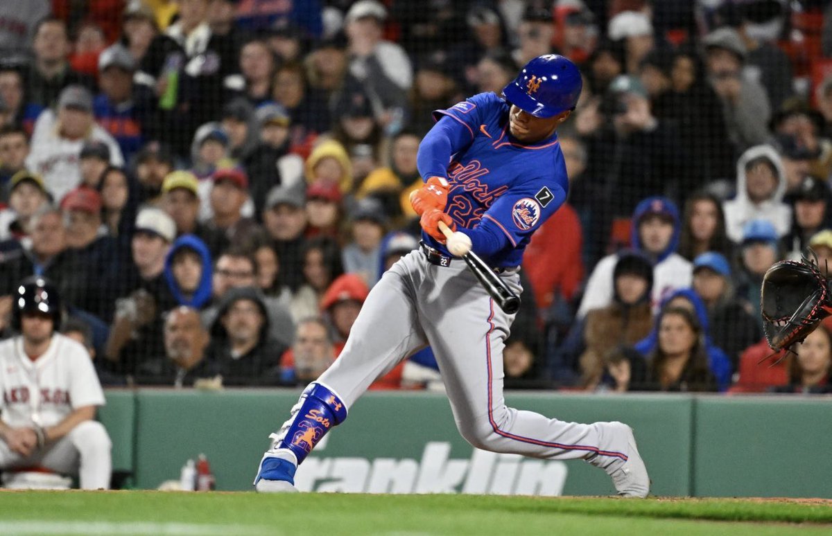 According to <a href="/theaceofspaeder/">Ryan M. Spaeder</a> Juan Soto has 90 batted balls of at least 95 mph this season, three more than Aaron Judge and Soto has seen 51 of his turned into outs, while Judge has just 32.

What do you think of this ? 🤔